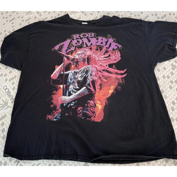 Other - Rob Zombie Live Concert T-Shirt Mens, Double Sided Concert Shirt Black Size XL